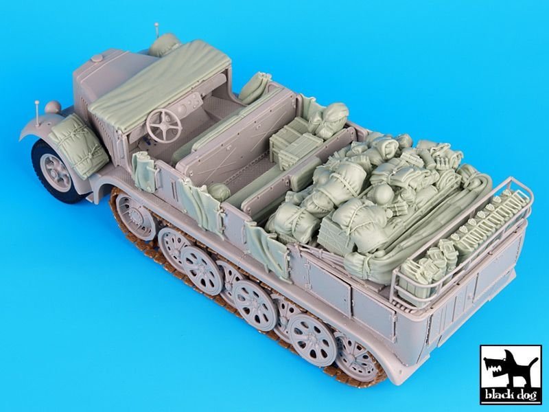 Black Dog T35072 Sd.Kfz 8 big accessories set 1/35 – imagen 2