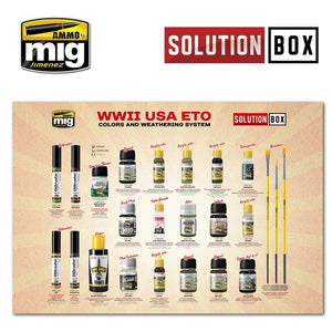 AMMO of Mig Jimenez 7700 WW II AMERICAN ETO SOLUTION BOX – Bild 5
