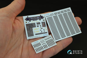 Quinta Studio QD48091 UH-1Y Venom 3D-Printed &amp;amp; coloured Interior on decal paper (for Kitty Hawk kit) 1/48 – immagine 2