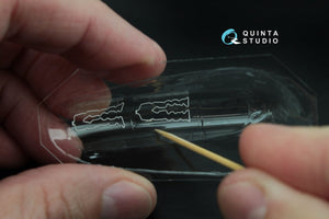 Quinta Studio QC72007 Yak-130 vacuformed clear canopy with det.cord (for Zvezda kit) 1/72 – imagen 6