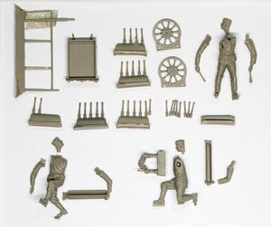 Copper State Models F32-006 German aerodrome personnel ordnance team with cart 1/32 – Bild 5