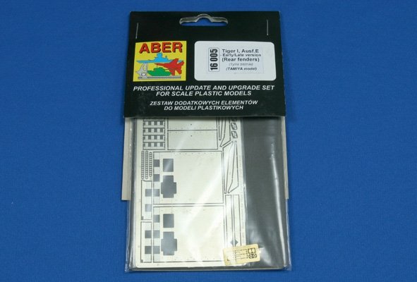 Aber 16005 Rear fenders for Tiger I, Ausf.E - Early version 1/16 – zdjęcie 3