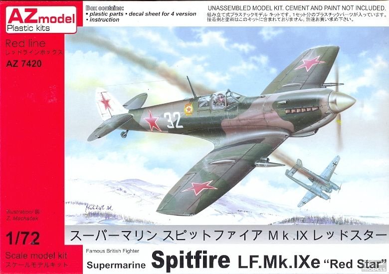 Az Model AZ7420 Supermarine Spitfire LF.Mk.IXe 1/72