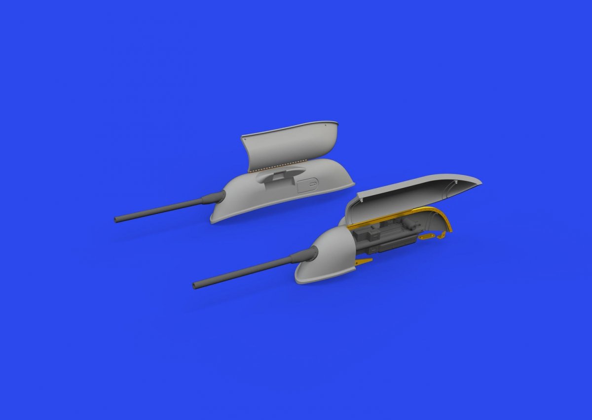 Eduard 672326 Bf 109F/G/K - Nacelles de canon - Impression Eduard 1/72