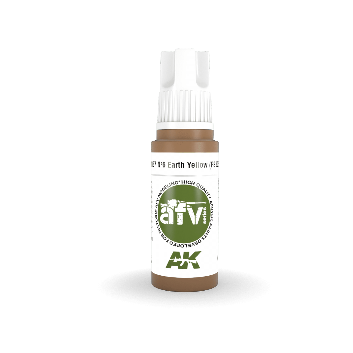 AK Interactive AK11337 Nº6 Earth Yellow (FS30257) 17ml – immagine 2
