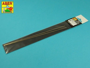 Aber KR-15 Kwadratowe pręty mosiężne 1,5 mm długość 245mm x 2 szt. / Brass square rods 1,5 mm length 245mm x2 pcs. – Bild 3