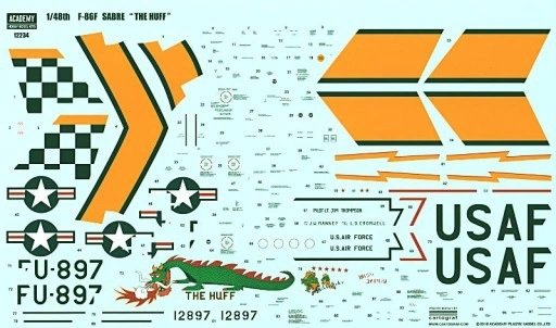 Academy 12234 F-86F &amp;quot;The Huff&amp;quot; Special Edition 1/48 – immagine 2