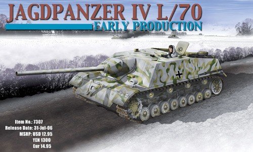 Dragon 7307 Jagdpanzer IV/70 Première production (1/72)