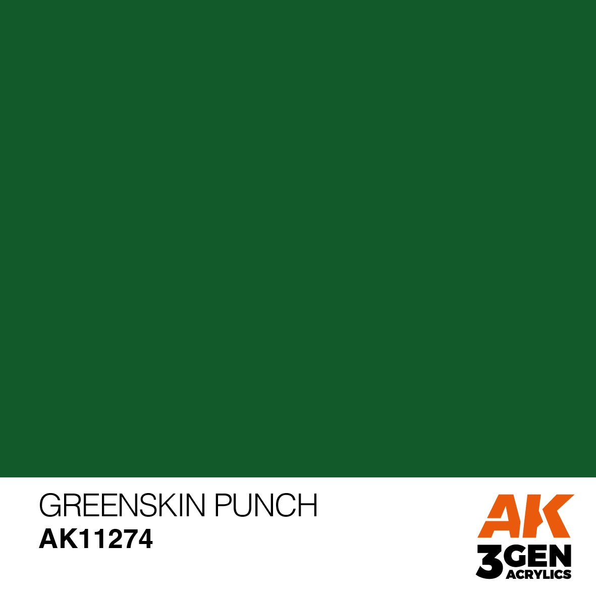 AK Interactive AK11274 GREENSKIN PUNCH – COLOR PUNCH 17 ml