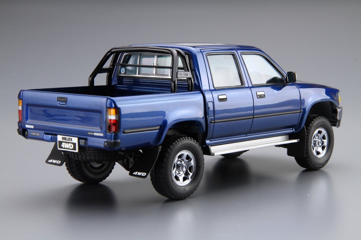 Aoshima 05228 TOYOTA LN107 HILUX PICK UP DOUBLE CAB 4WD 1994 1/24 – immagine 3
