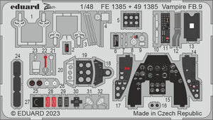 Eduard BIG49395 Vampire FB.9 AIRFIX 1/48 – Bild 3