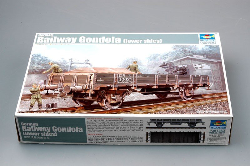 Trumpeter 01518 German Railway Gondola (Lower sides) 1/35 – immagine 2