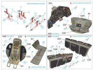 Quinta Studio QD32105 Ju EF 126/EF 127 3D-Printed &amp;amp; colored Interior on decal paper (Das Werk) 1/32 – image 11