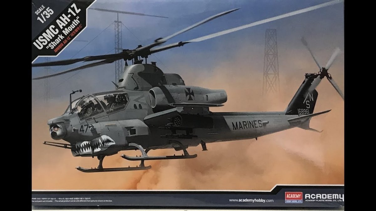 Academy 12127 USMC AH-1Z "Shark Mouth" 1/35