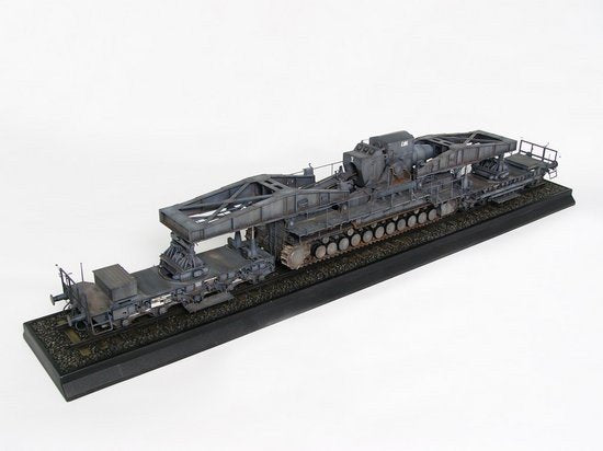 Trumpeter 00209 Morser Karl-Gerat 040/041 sur transporteur ferroviaire (1/35) – image 4