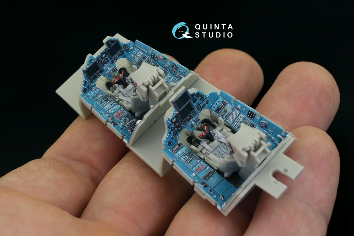 Quinta Studio QD48212 Su-30MKK 3D-Printed &amp;amp; colored Interior on decal paper (KittyHawk) 1/48 – image 12