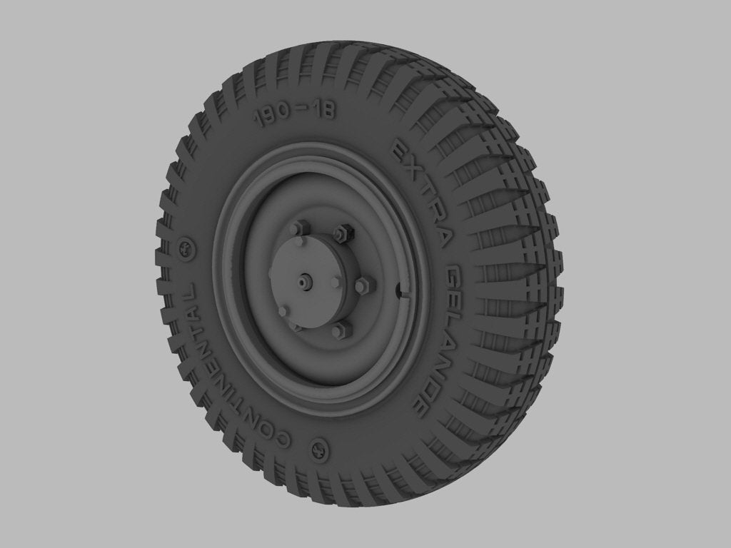 Panzer Art RE35-382 Sd.Kfz 221/222 road wheels (late pattern) 1/35 – Bild 2