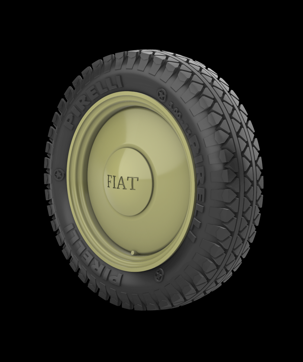 Panzer Art RE35-736 Fiat 508 Road wheels (Commercial) 1/35 – zdjęcie 2
