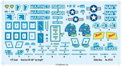 Hobby Boss 87223 CH-46E Seaknight 1/72 – zdjęcie 3