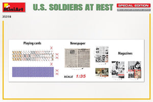 MiniArt 35318 U.S. Soldiers at Rest Special Edition 1/35 – immagine 4