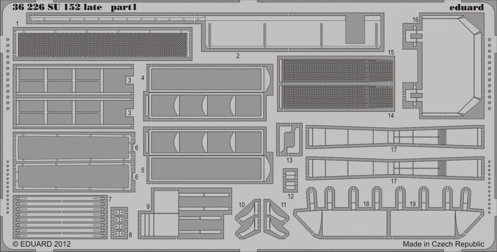 Eduard 36226 SU 152 late 1/35 Trumpeter – Bild 2