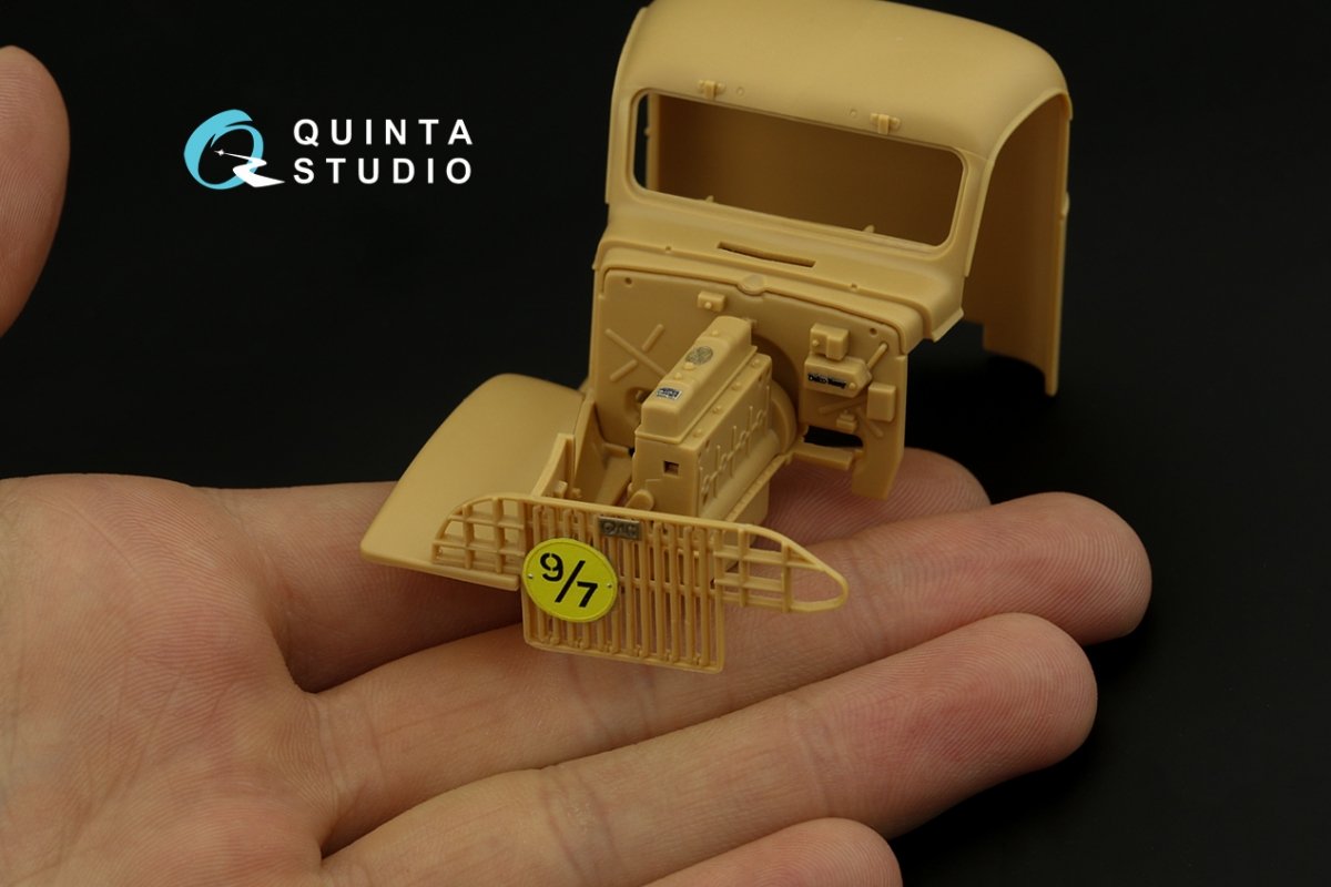 Quinta Studio QD35060 GMC CCKW 352 Cargo Truck 3D-Printed &amp;amp; coloured Interior on decal paper (HobbyBoss) 1/35 – Bild 4