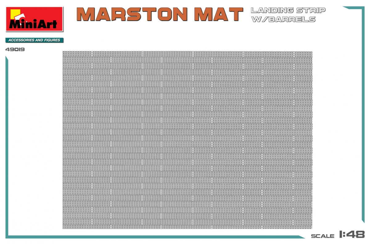 MiniArt 49019 MARSTON MAT LANDING STRIP w/BARRELS 1/48 – zdjęcie 4