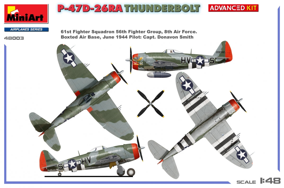 MiniArt 48003 P-47D-26RA THUNDERBOLT. ADVANCED KIT 1/48 – zdjęcie 4
