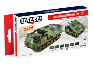Hataka HTK-AS65 Modern Finnish Army AFV paint set (6x17ml) – immagine 2