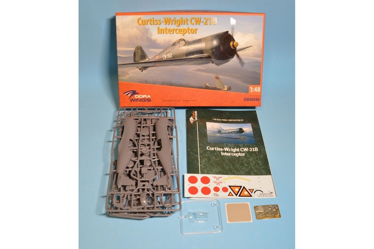Dora Wings 48046 Curtiss-Wright CW-21B Interceptor 1/48 – Bild 2