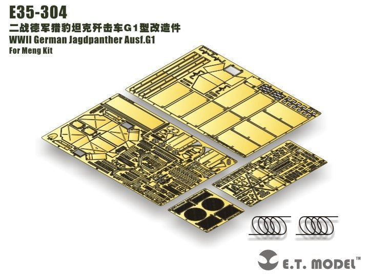 E.T. Model E35-304 WWII German Jagdpanther Ausf.G1 For Meng 1/35