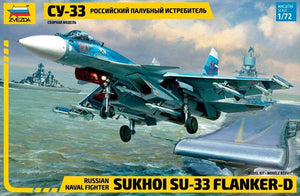 Zvezda 7297 Russian Naval Fighter Sukhoi Su-33 Flanker-D 1/72