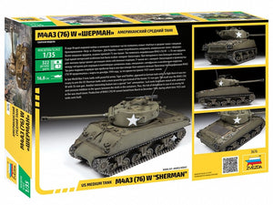 Zvezda 3676 M4A3 (76) W &amp;quot;SHERMAN&amp;quot; 1/35 – imagen 2