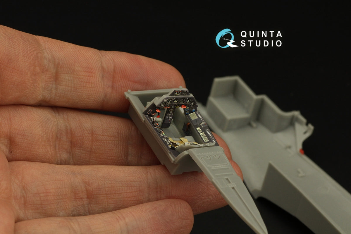 Quinta Studio QD48316 Fw 190A-4 3D-Printed &amp;amp; coloured Interior on decal paper (Hasegawa) 1/48 – imagen 9