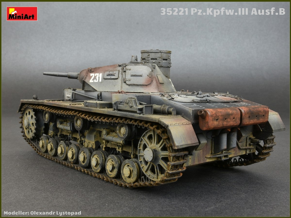 MiniArt 35221 Pz.Kpfw.III Ausf.B w/Crew 1/35 – zdjęcie 10