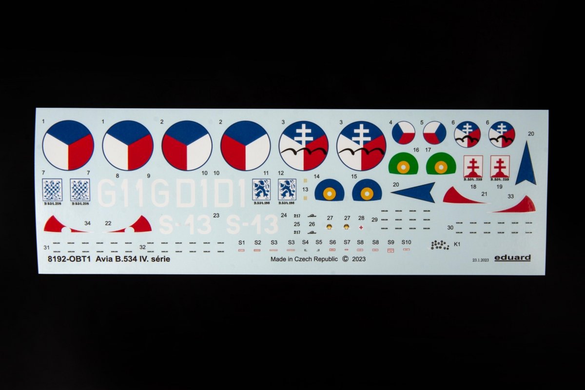 Eduard 8192 Avia B-534 IV serie 1/48 – immagine 4