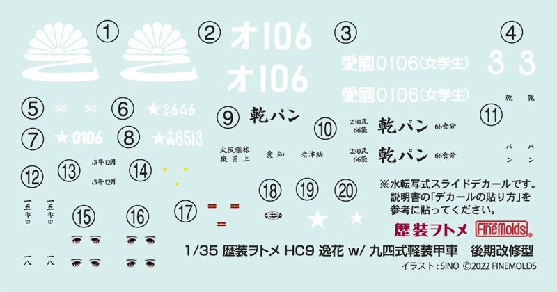 Fine Molds HC09 Itsuka w/ Type 97 Tankette Late 1/35 – immagine 6