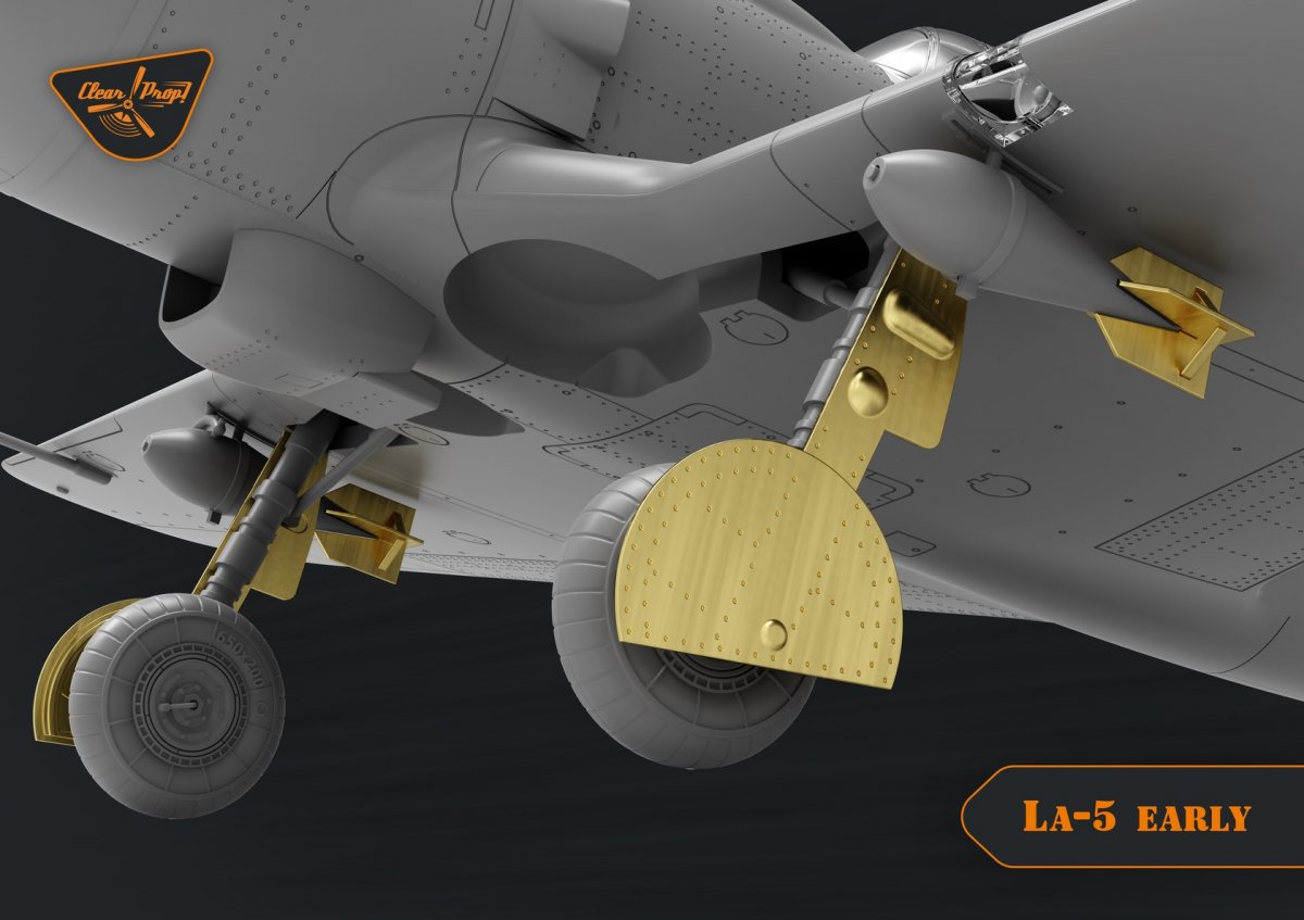 Clear Prop! CP72014 La-5 early version ADVANCED KIT 1/72 – zdjęcie 8