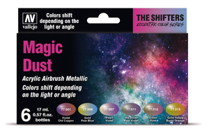Vallejo 77090 Eccentric The Shifters Zestaw 6 farb 17ML - Magic Dust – immagine 2