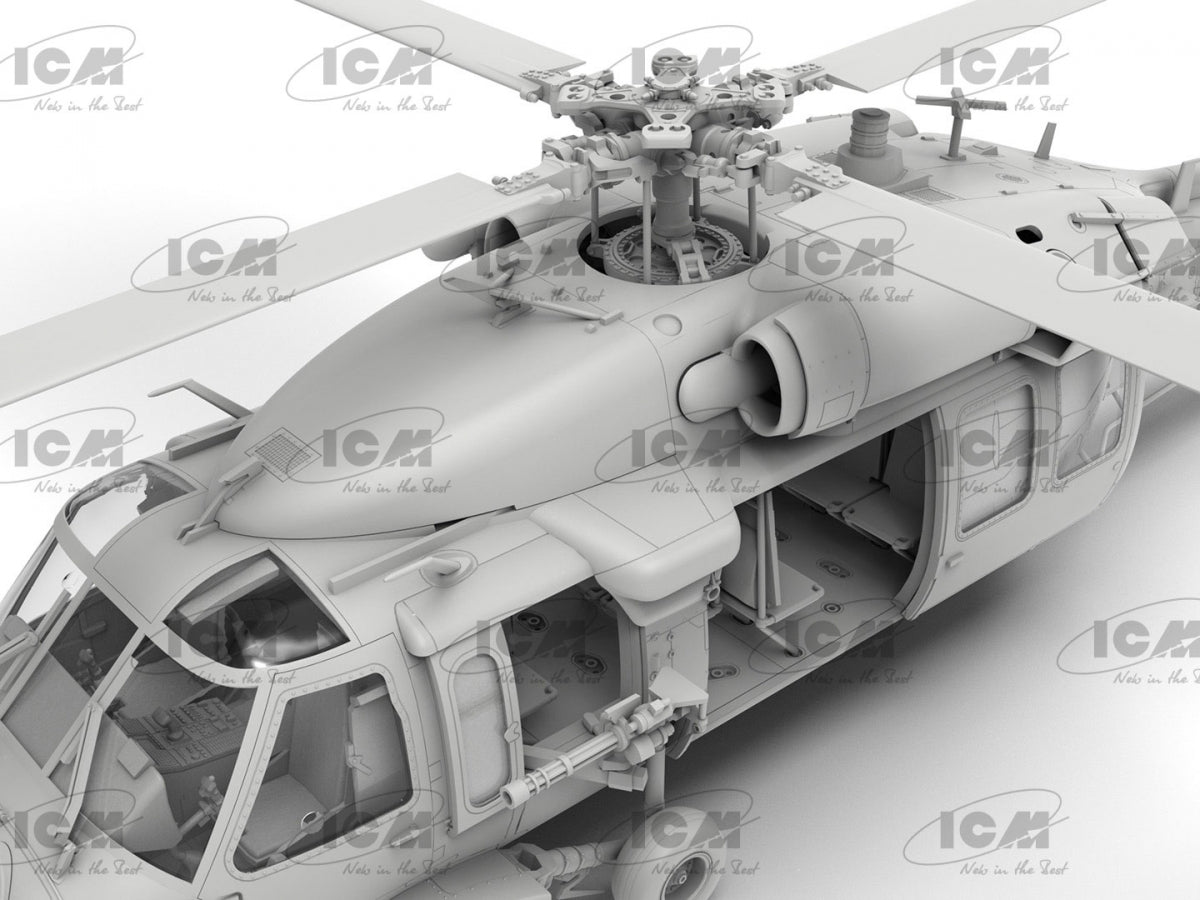 ICM 48360 MH-60L Black Hawk US Special Forces Helicopter 1/48 – Bild 7