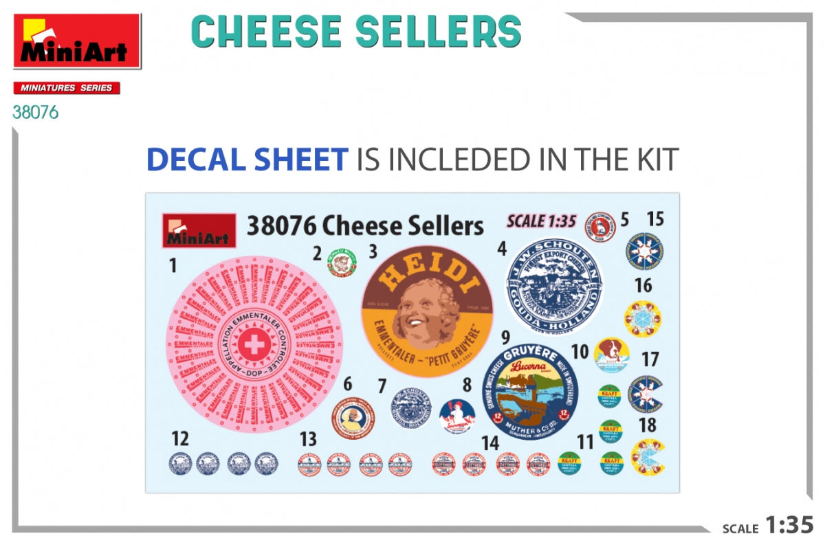 MiniArt 38076 CHEESE SELLERS 1/35 – Bild 2