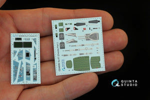 Quinta Studio QD48082 Su-57 3D-Printed &amp;amp; coloured Interior on decal paper (for Zvezda kit) 1/48 – Bild 3