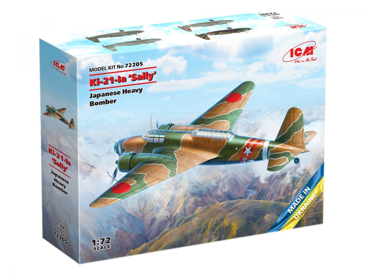 ICM 72205 Ki-21-Ia ‘Sally’ Japanese Heavy Bomber 1/72 – zdjęcie 2