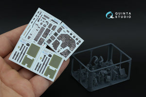 Quinta Studio QD+35153 AH-1W 3D-Printed &amp;amp; coloured Interior on decal paper (Trumpeter) (with 3D-printed resin parts) 1/35 – immagine 11