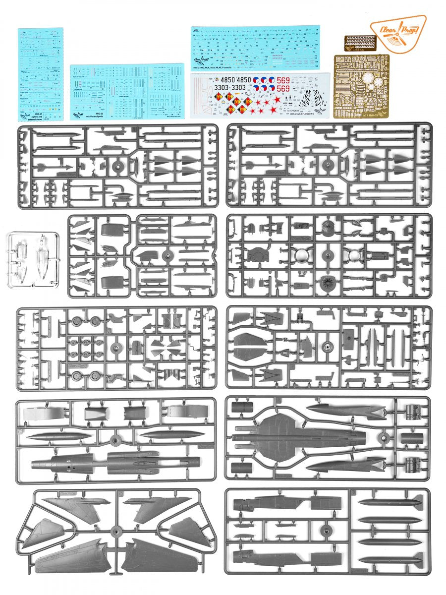 Clear Prop! CP72030 MiG-23MLA Flogger-G EXPERT KIT 1/72 – Bild 7