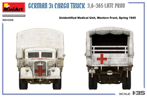 MiniArt 35459 German 3t Cargo Truck 3.5-36s Late Production 1/35 – image 19