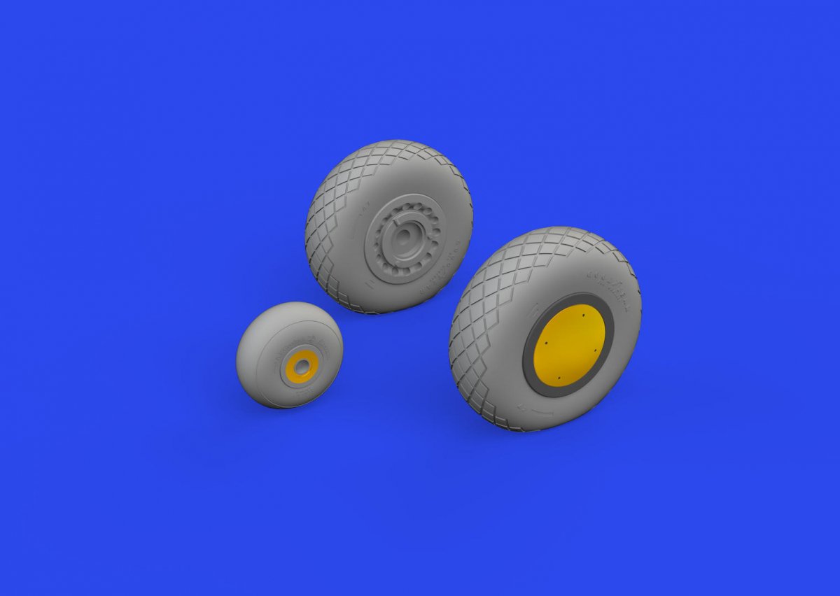 Eduard 632197 A-20G wheels HONG KONG MODELS 1/32 – zdjęcie 3