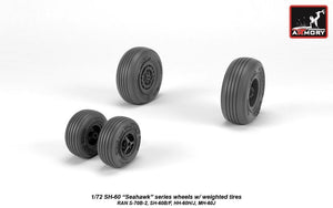 Armory Models AW72333 SH-60 Seahawk wheels w/ weighted tires 1/72 – Bild 2