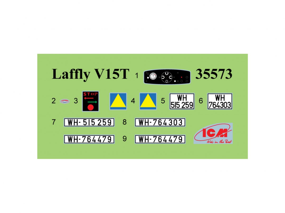 ICM 35573 Laffly (f) Typ V15T WWII German military vehicle 1/35 – Bild 9