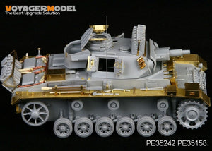 Voyager Model PE35242 WWII German Pz.Kpfw.III Ausf.N sPz.Abt 501 Afrika For DRAGON 6431 1/35 – immagine 3